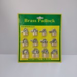 Brass Padlock 20/25/30 mmx12