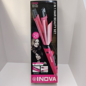 Hair Straightener And Curling Iron INOVA 2in1